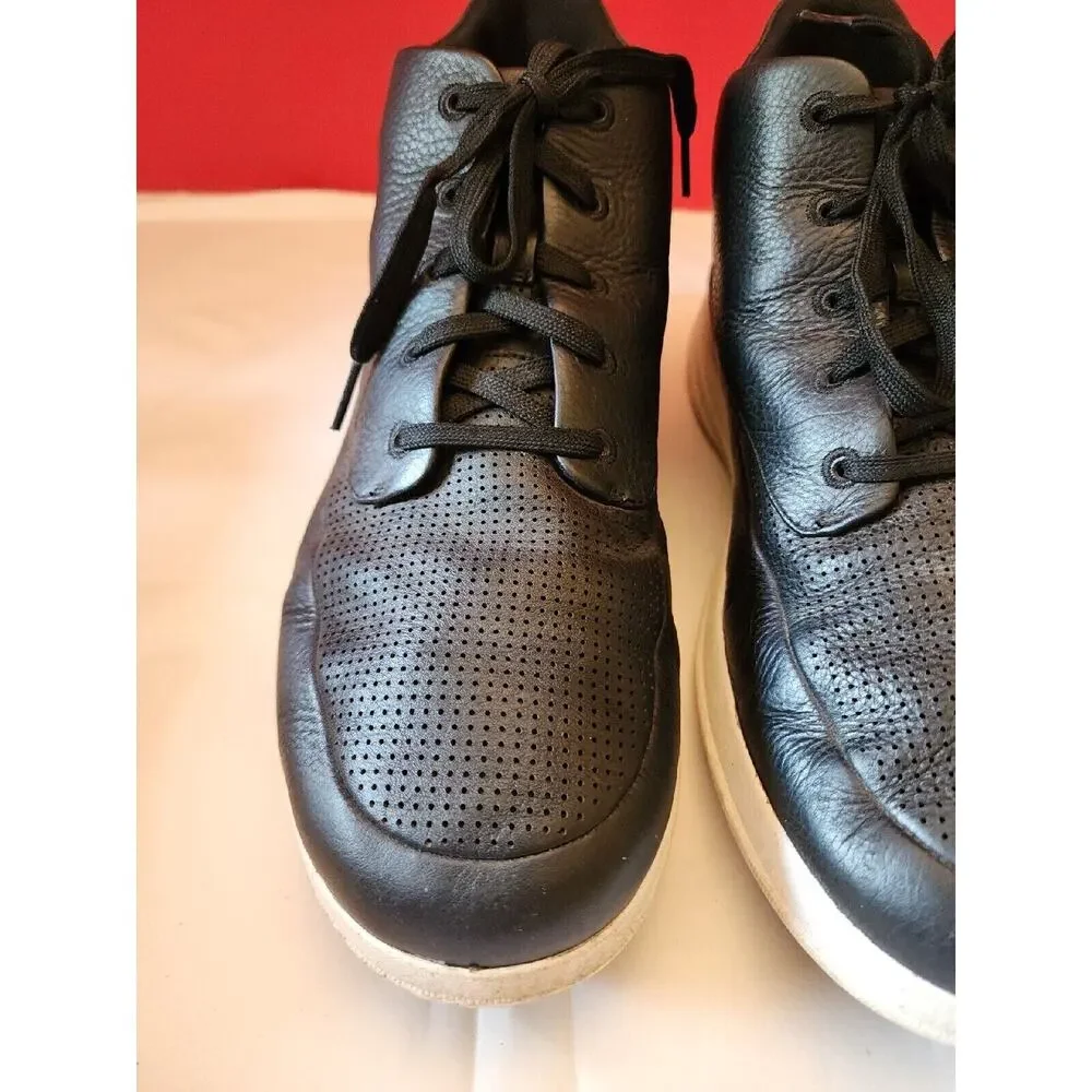 Fitflop Ankle boots mens Shoes Size 10 Black Leather Lace Up Hiking
